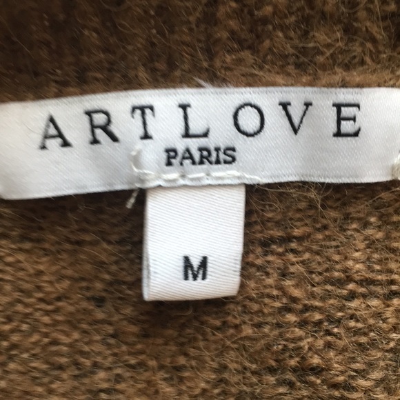 ART AND LOVE brown long sleeved crew neck sweater - Picture 6 of 6